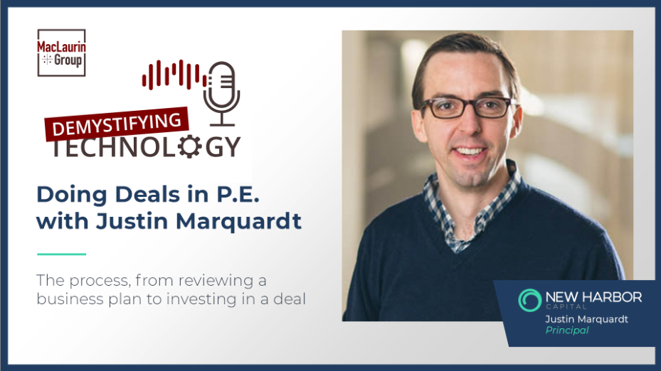 Intimate Conversation series featuring Justin Marquardt on Deals in P.E. — Podcast #19 Part II